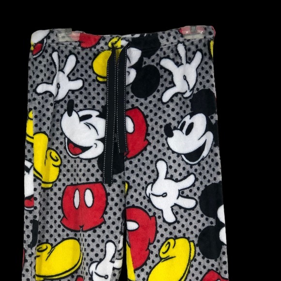 Disney’s Mickey Mouse Soft Fleece Lounge Pants, Sleep Bottoms, Pajama Pants SZ M - Picture 3 of 9